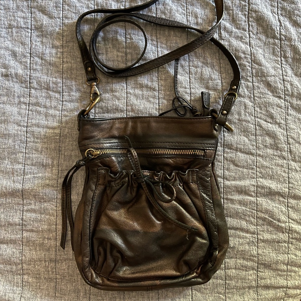 Vintage Italian Leather Cross-body Purse